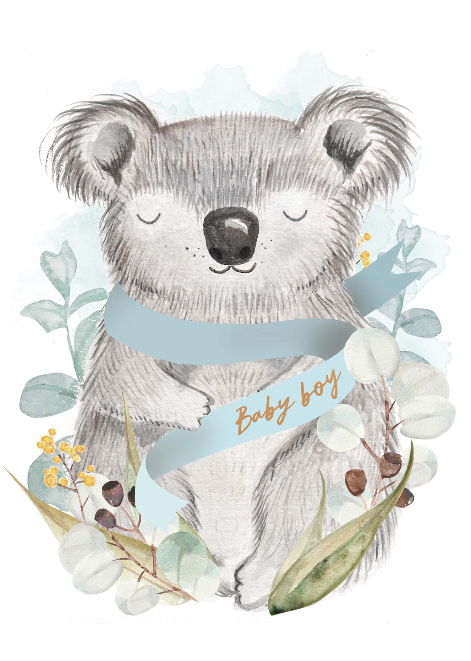 Greeting Card BABY - BABY KOALA